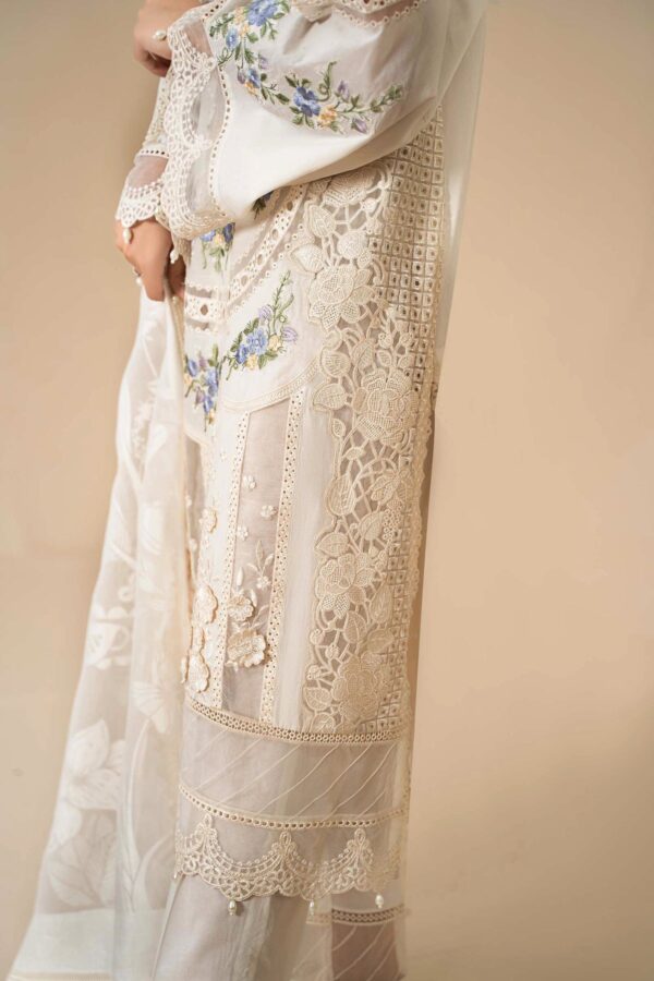 3 Piece Embroidered Lawn Suit - Maria.B - Image 2