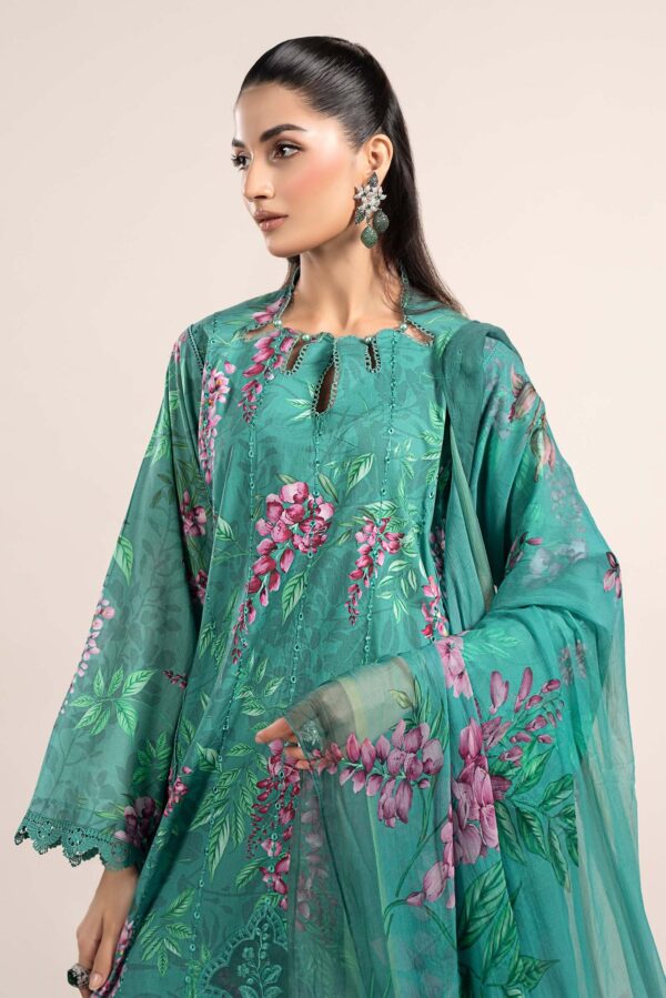 3 Piece Printed Cambric Suit - Maria.B - Image 4