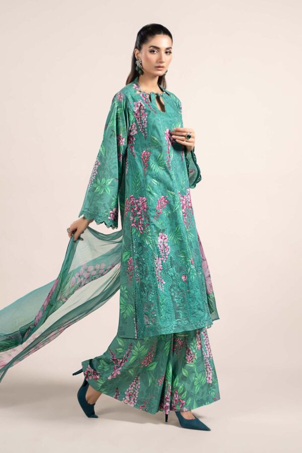 3 Piece Printed Cambric Suit - Maria.B - Image 2